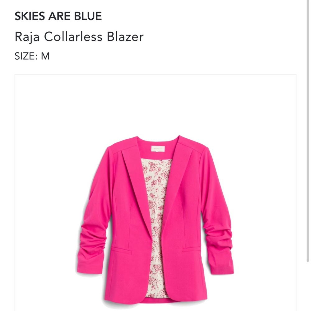 NWT Skies Are Blue Blazer